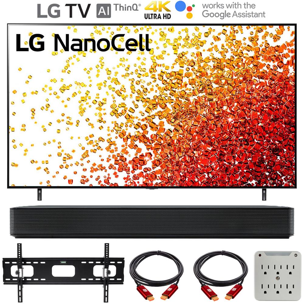 LG 86NANO90UPA 86 Inch 4K Nanocell TV 2021 with LG SK1 Soundbar Bundle
