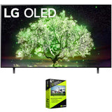 LG OLED48A1PUA 48 Inch OLED TV 2021 + Premium Warranty Bundle