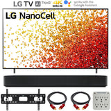 LG 86NANO90UPA 86 Inch 4K Nanocell TV 2021 with LG SK1 Soundbar Bundle