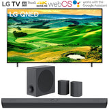 LG 86QNED80UQA 86" QNED Mini-LED Smart TV 2022 w/ LG S95QR High Res Audio Sound Bar