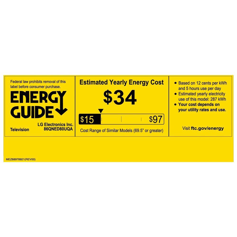 LG 86QNED80UQA 86" QNED Mini-LED Smart TV 2022 w/ LG S95QR High Res Audio Sound Bar