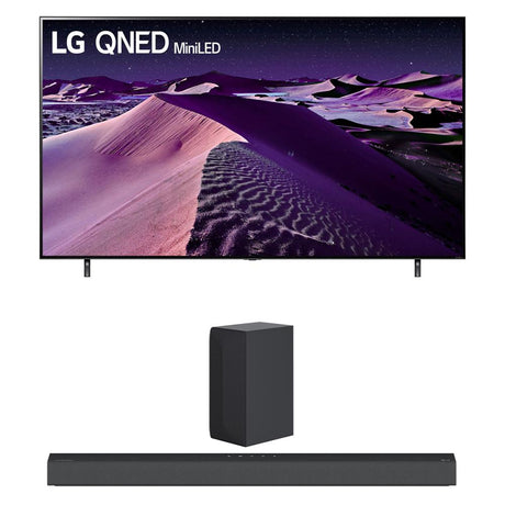 LG 86" HDR 4K Smart QNED Mini-LED TV 2022 w/ LG S65Q High Res Audio Sound Bar