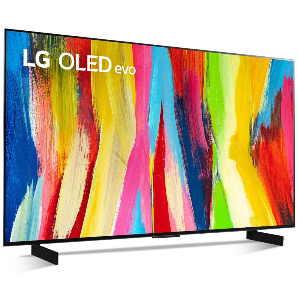 LG OLED42C2PUA 42" HDR 4K Smart OLED TV 2022 + LG S65Q Soundbar + Rear Speaker Kit