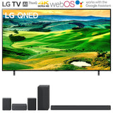 LG 86QNED80UQA 86" QNED Mini-LED Smart TV 2022 + LG S65Q Soundbar +Rear Speaker Kit
