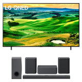 LG 86QNED80UQA 86" QNED Mini-LED Smart TV 2022 +LG S80QY Soundbar +Rear Speaker Kit